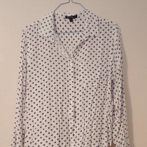 long Sleeve button down front